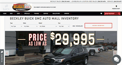 Desktop Screenshot of beckleybuickgmc.com